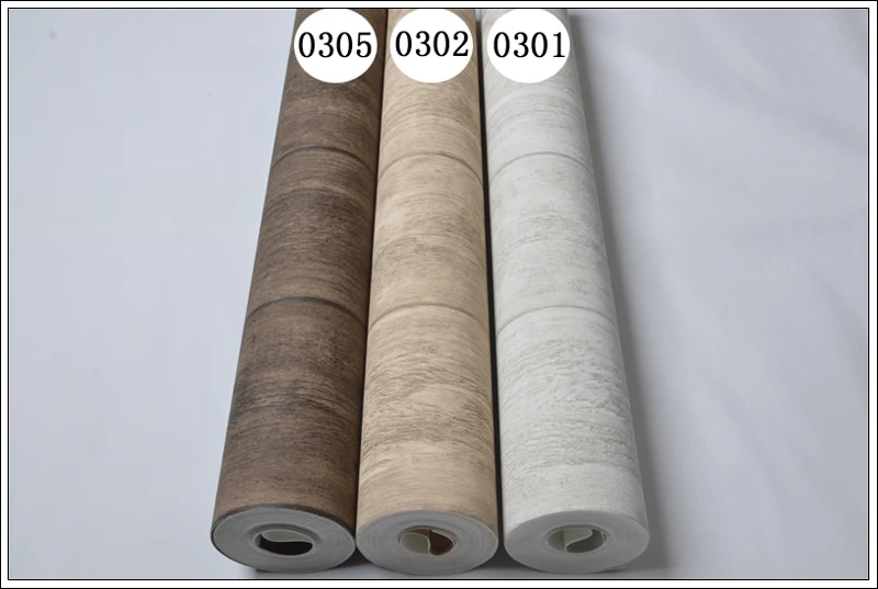 Modern Simple 3D Wooden Wallpaper For Walls Vinyl Wall Paper Rolls For Bedroom Living Room Sofa TV background Decor