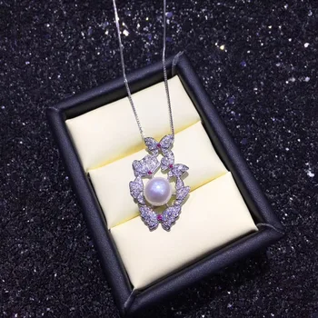 

New Arrival Hot Georous Pearl Pendant Mountings, Pendant Findings, Pendant Settings Jewelry Parts Fittings Wedding Accessories