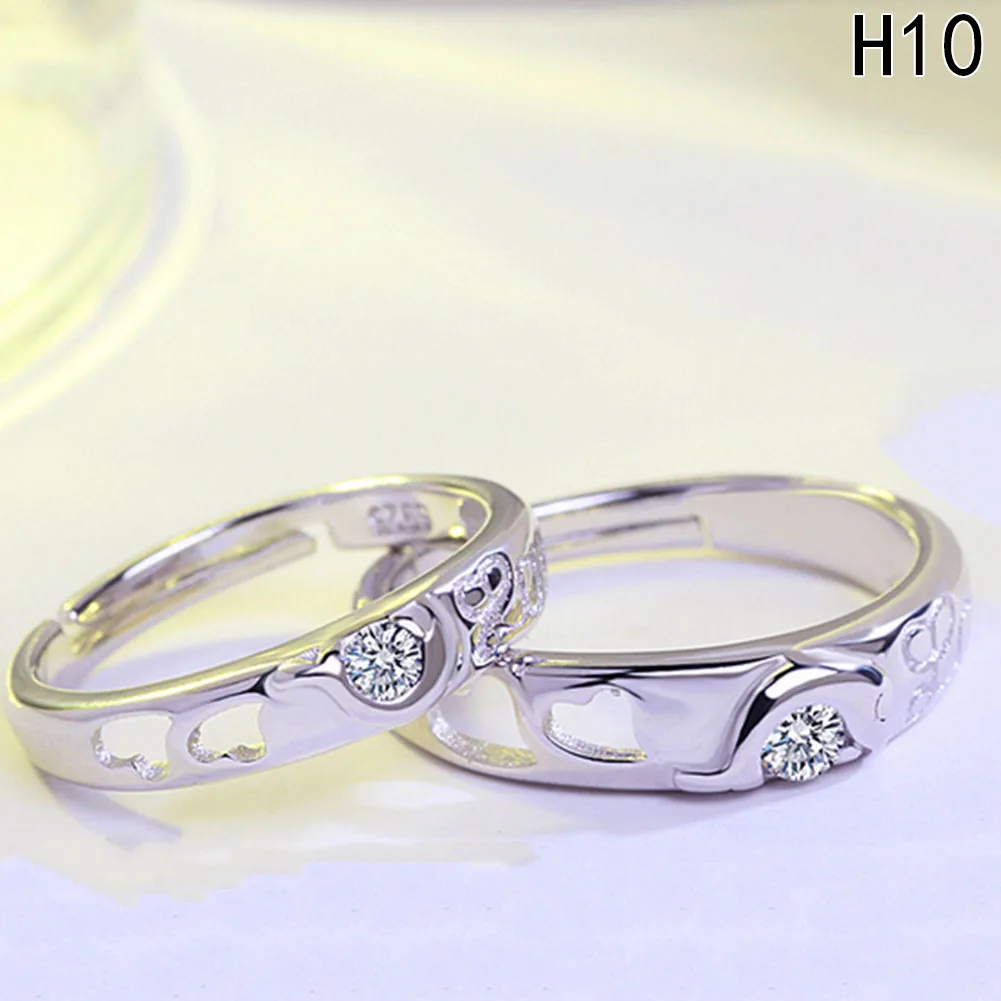 1 пара, кольцо обручальное кольцо для влюбленных, пара пар, набор колец для мужчин для женщин для любовников, классические ювелирные изделия для свадебной вечеринки