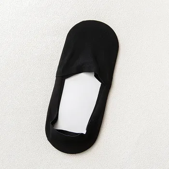 

5 Pairs Anti-slip Silicone No Show Socks Soft Cotton Breathable for Men Summer TY66