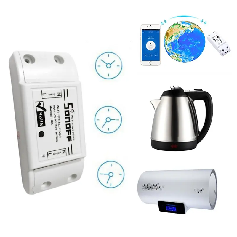 Sonoff Smart Home Remote Controller Wireless Universal Switch Module Timer Wifi Switch Smart Home Controller Support