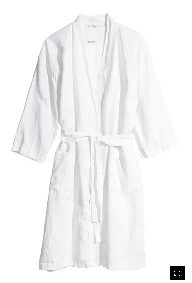 Women Sleepwear Robes Linen Pajamas.Breathable Shower Spa Linen Robe Night Bathrobes Sleep Nightgown Robe Dressing Gown.8 Colors