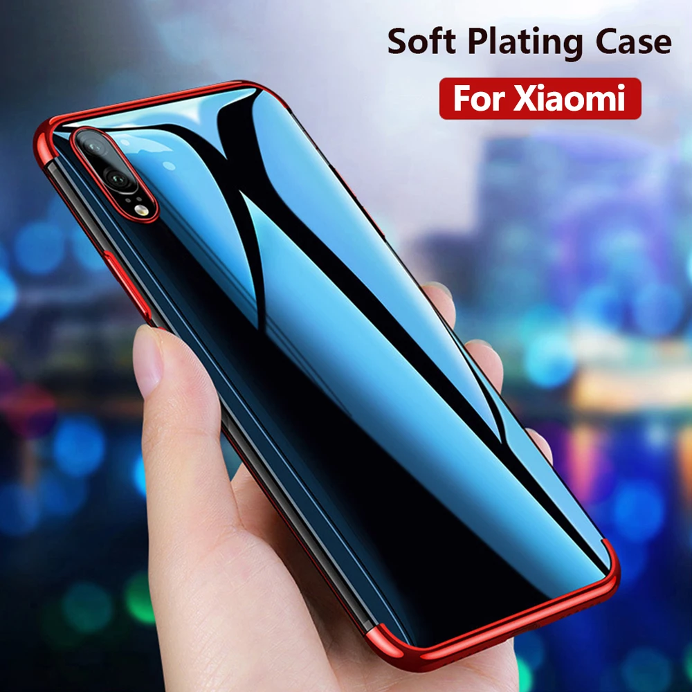 

Case For Redmi Note 6 Pro Case Soft Laser Plating Fundas Coque Cover Case For Xiaomi Redmi Note 5 Pro Mi 8 Mi A2 Lite Case Coque