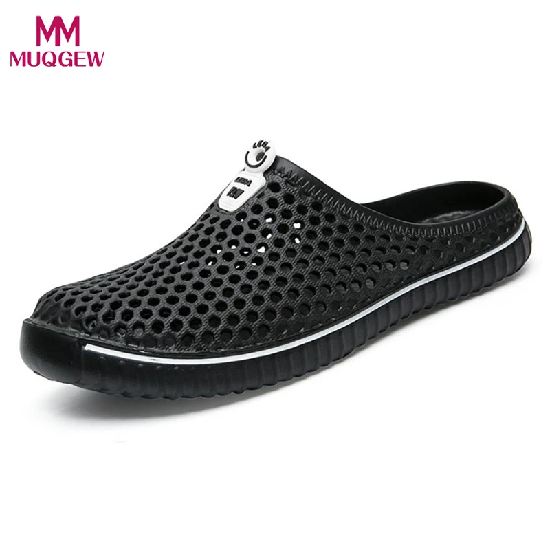 

Men Shoes Unisex Summer Hollow Slippers Fashion Outdoor Breathable Casual Couple Beach Sandal Flip Flops Shoes Beach Slippers