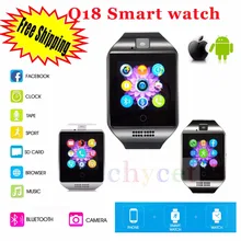 2016 SmartWatch Q18 Armbanduhr mit Touchscreen Kamera TF Karte Bluetooth Art Smart Uhr für Android Handy