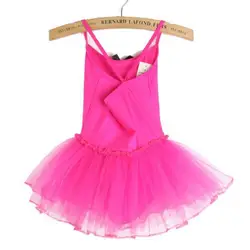 Милый ребенок Обувь для девочек платье для танцев пачка Балетные костюмы Лебедь show Sling танцевальная одежда