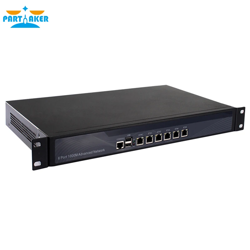 Процессор parмягкий R6 Intel Celeron 3855U 1 6 ГГц 1U * 82583 в Gigabit Ethernet|1u rack|firewall hardware1u firewall |