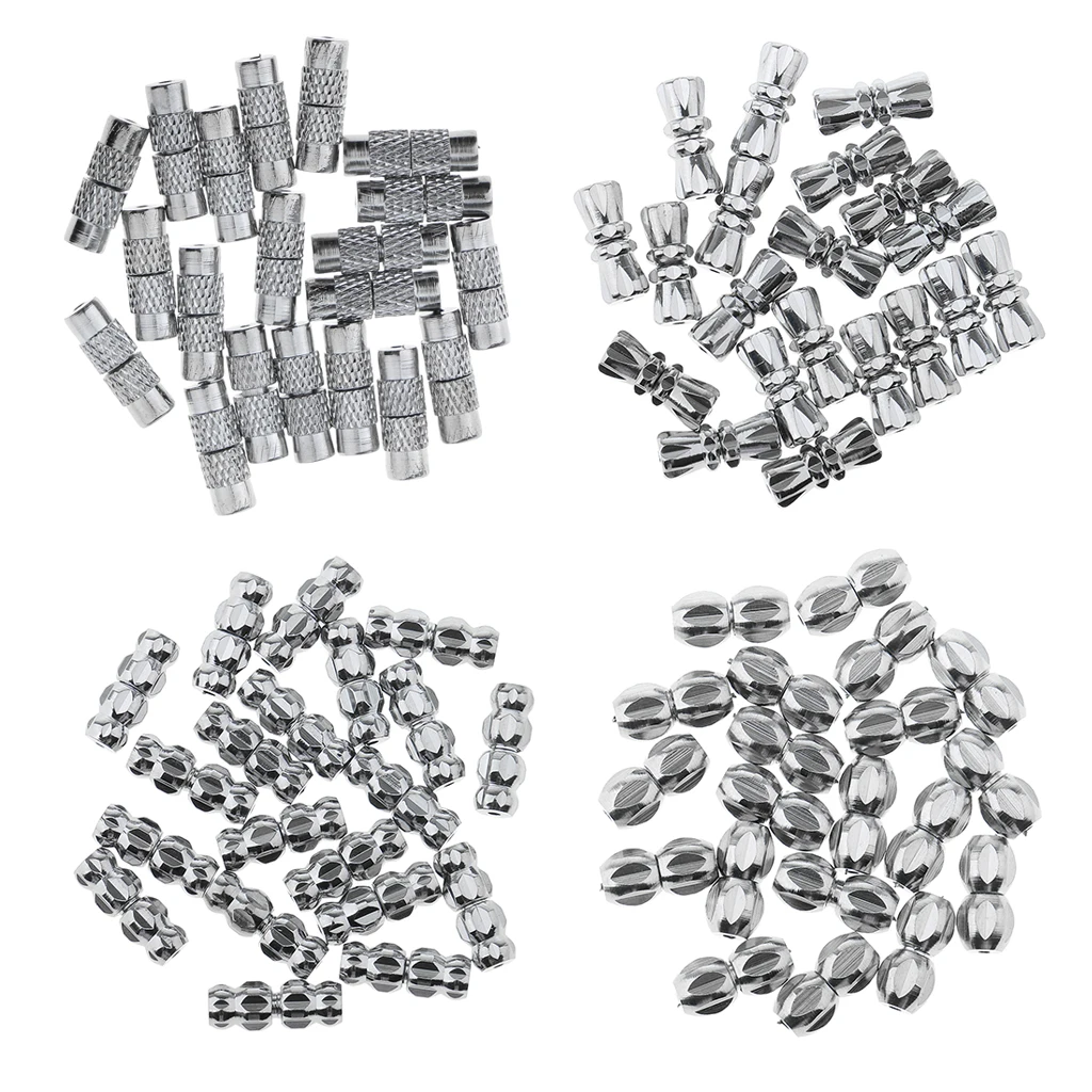 

20 pcs Metal Screw Barrel Buckle Jewelry Findings Clasps Beads Connector for Necklaces Anklets Charm Bracelets Jewelry Findings