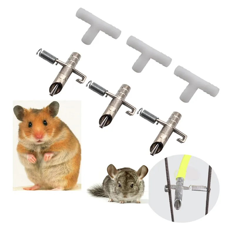 A206 Hot Sale 20sets Rabbit Water Feeder Rodent Ferret Pets Mouse