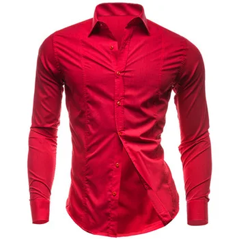 

Fashion Brand Men Shits Business Shirt Slim Long Sleeve Shirts Summer Casual Shirts 7 Colors XC16 CX03
