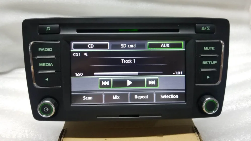 AIDUAUTO для Skoda PQ Octavia Yeti Радио Стерео RCD510 USB MP3 USB AUX 6 Changer CD плеер