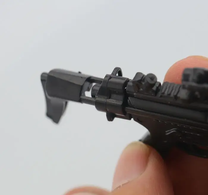 1:6 MP5 пулемет Dualclip пластиковый сборный Огнестрельный пазл модель для 1/6 солдат военное оружие строительные блоки