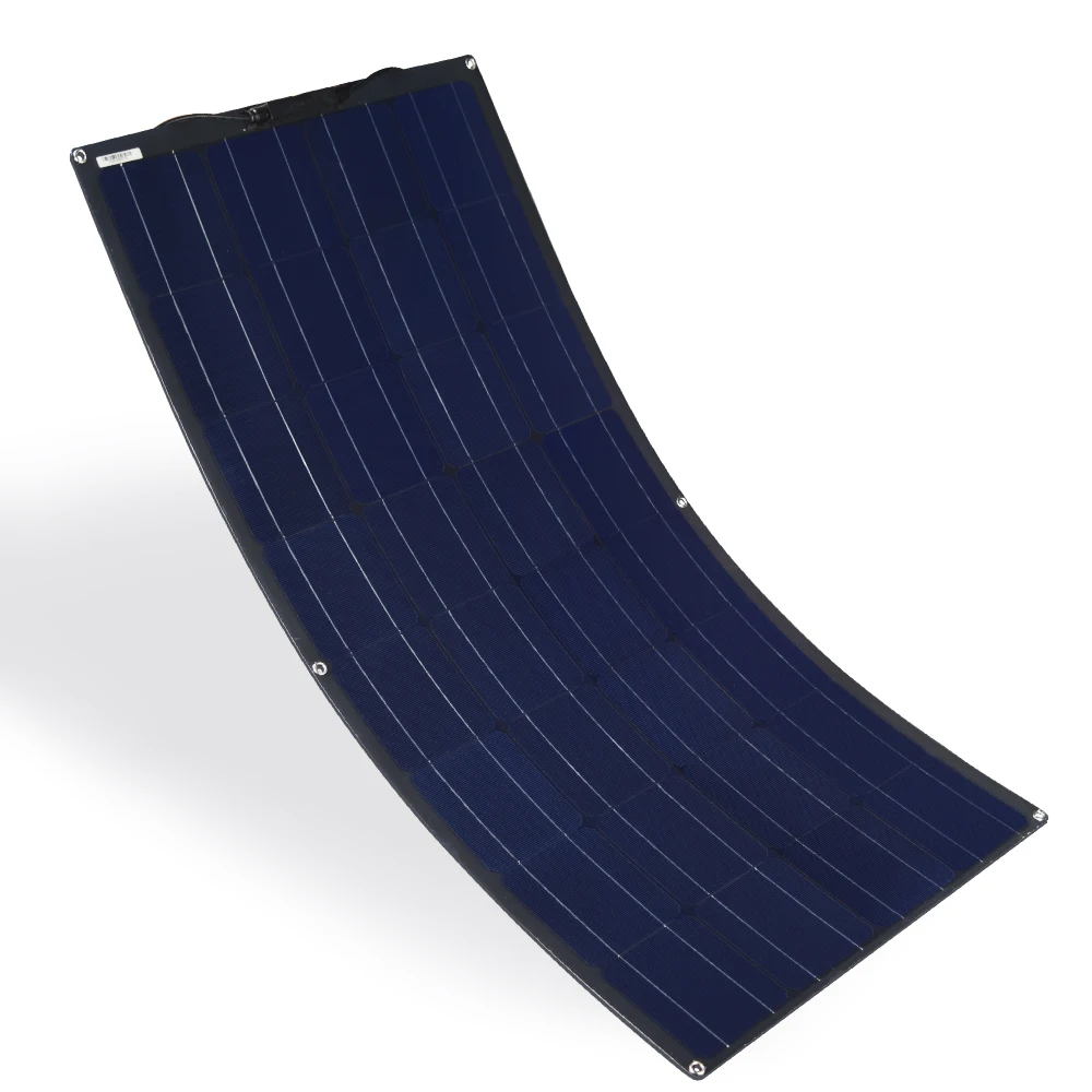 

BOGUANG black 16V 100 W Flexible Solar Panel Charge Semi Bendable Water-Resistant Solar Charger 100w Other Off Grid Applications