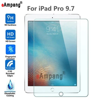 

Transparent Screen Protector Tempered Glass For Apple iPad Pro 9.7 A1673 A1674 A1675 Tablet Scratchproof Screen Protective Film
