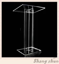 Acrylic desk top lectern rostrum podium lectern acrylic lectern dais platform glass church lectern