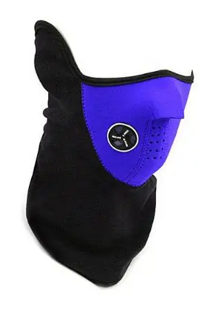 Наружная ветрозащитная Защитная Пылезащитная Лыжная маска Защита лица для велоспорта - Цвет: Синий