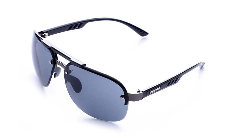 Винтаж солнцезащитные очки-авиаторы Для мужчин Элитный бренд солнечные очки авиаторы для мужчин наполовину оправа для очков в стиле унисекс высокое качество UV400