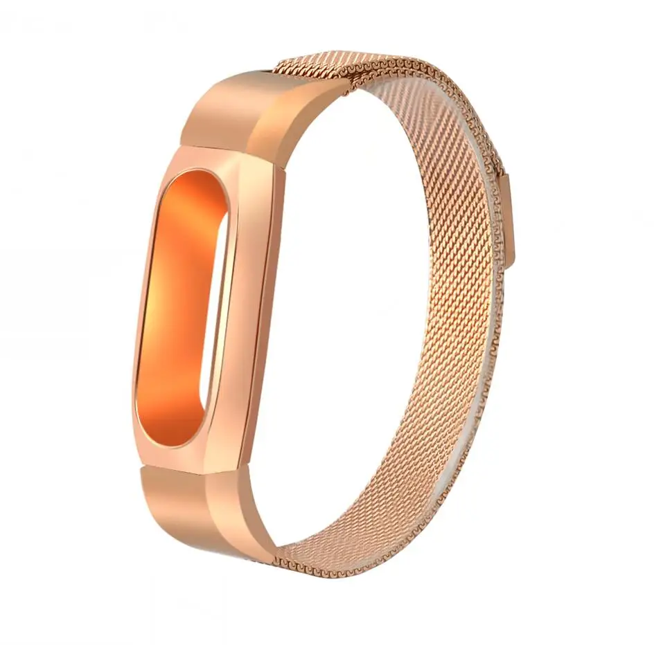 DHL 20 шт./лот металлический ремешок для Xiaomi mi Band 2 браслет из нержавеющей стали