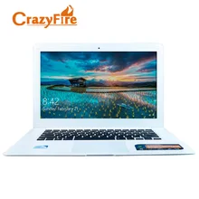 CrazyFire Quad Core ноутбук 4 ГБ оперативной памяти и 128 ГБ HDD 1.3MP веб-Mini HDMI WIFI Windows 10 ноутбук 14 дюймов 1600*900 экран