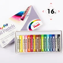 Япония Pentel PHN-16 масляная пастель для рисования детей Живопись принадлежности моющиеся цветные мелки 16 цветов Набор