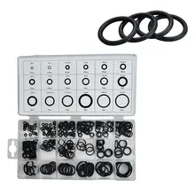 225pcs O Ring Seal Kit 18 Different Sizes Silicon O-ring Sealing Gasket Assortment Set with Plastic Case