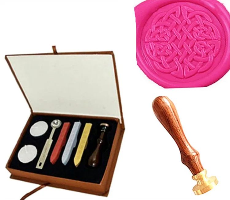 Vintage Decorative Celtic Knot Custom Picture Logo Wedding Invitation Wax Seal Sealing Stamp Sticks Spoon Gift Vintage Decorative Celtic Knot Custom Picture Logo Wedding Invitation Wax Seal Sealing Stamp Sticks Spoon Gift