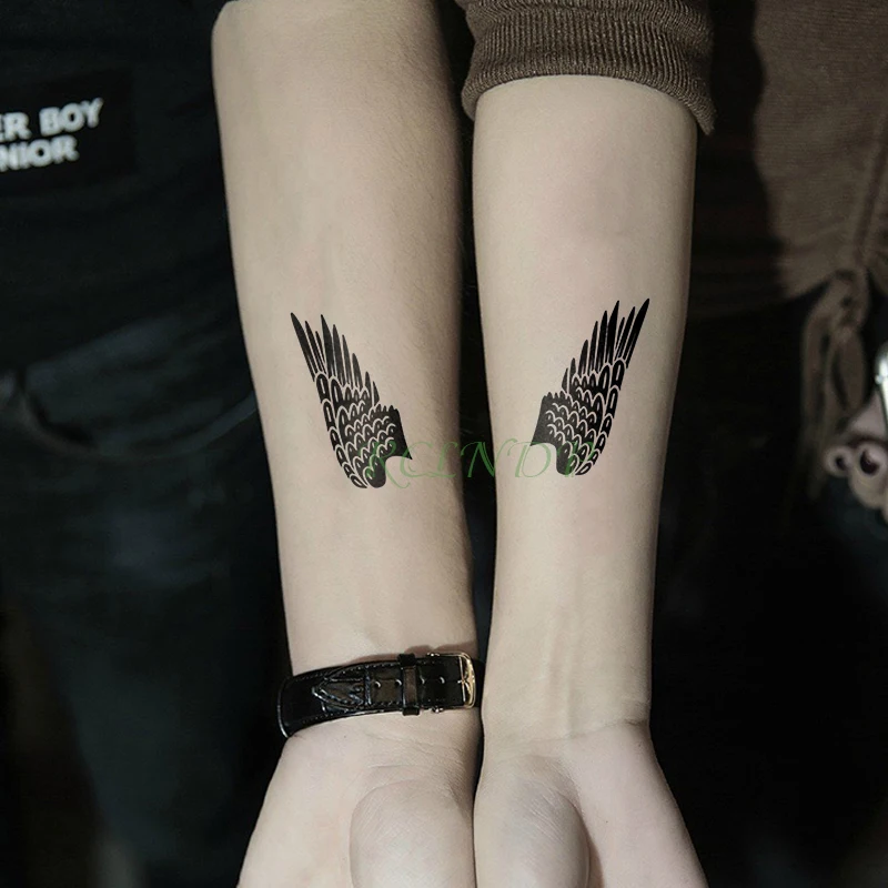 Водонепроницаемый Временные татуировки наклейки эскиз розы цветок Змея искусственные татуировки тату флэш-тату для женщин мужчин