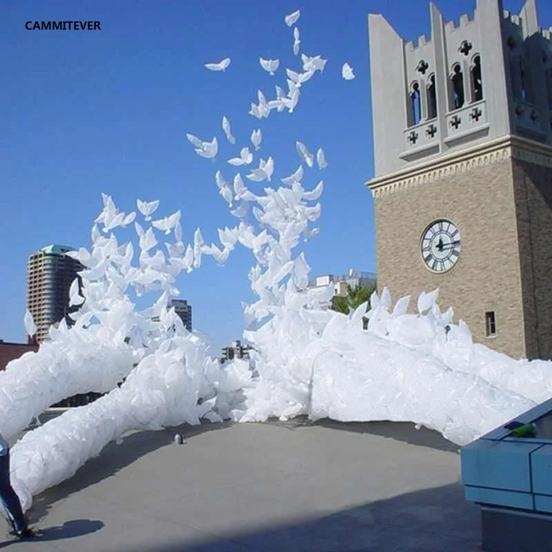 

10PCS 105x56CM Pigeon Balloon Eco-friendly Peace Dove Balloons Pigeons Wedding Party Decoration Biodegradable Foil Helium Globos