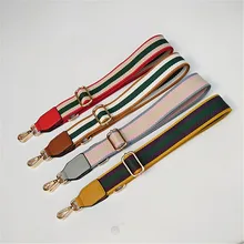 HJKL Colored Belt Bags Strap Accessories for Women Rainbow Adjustable Shoulder Hanger Handbag Straps Decorative Handle good gift