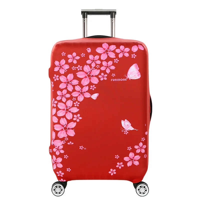 Модный чехол для чемодана, защитный чехол для 18-32 дюймов, эластичный чехол на колесиках, пылезащитный чехол, аксессуары для путешествий, Чехол для багажа