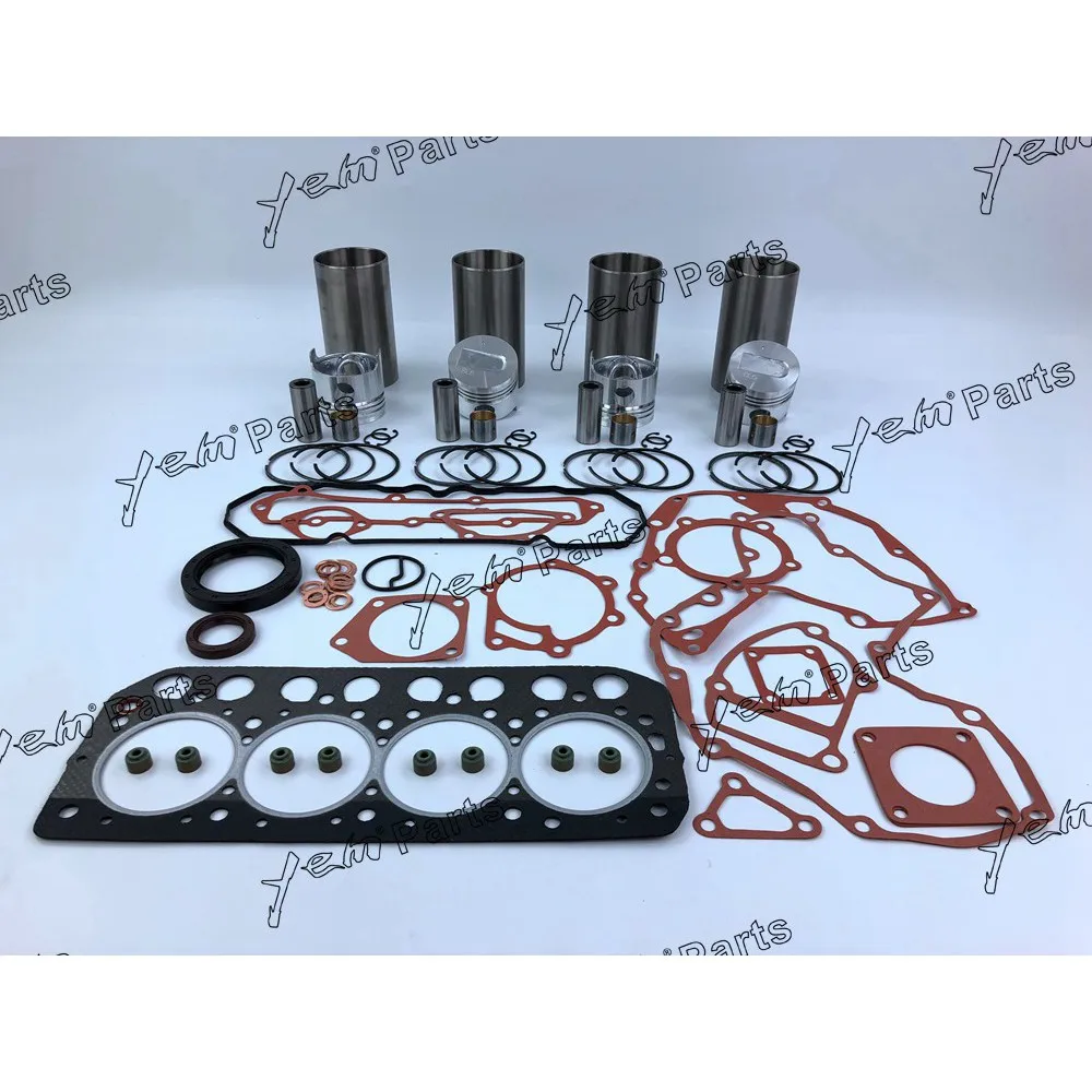 Для Mitsubishi engine S4L S4L2 Ремонтный комплект поршень + кольцо гильза цилиндра прокладок|