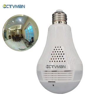 

CTVMAN 1080P Panoramic 360 Cameras Wireless Home Security CCTV Surveillance 2MP Light Bulb IP Camera WIFI Fisheye Network Ip cam