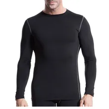 Хорошее качество для мужчин's нижнее бельё для девочек топы корректирующие Бодибилдинг термальность флис сжатия стрейч легкий дышащ