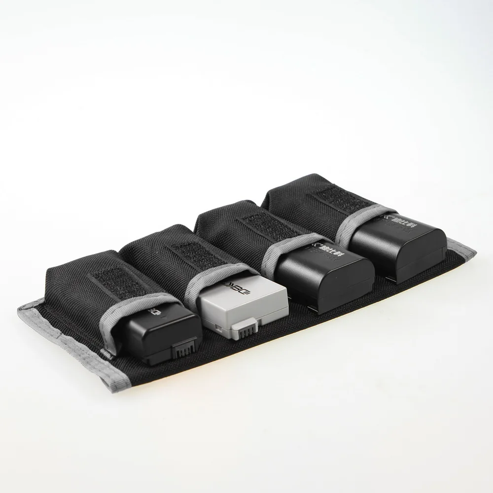 Selens Lithium Battery Storage Pockets Pouch Waterproof Nylon Bag for Canon LP-E6 LP-E8 Sony NP-FW50 EN-EL14 EN-EL15 4