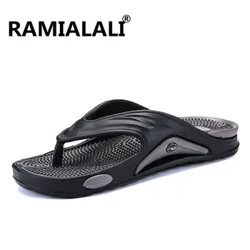

Ramialali Mens Flip Flops Summer Men'S New Style Eva Soft Shoes Outdoor Beach Men'S Slippers Massage Men Footwear Sandals