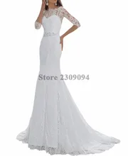 New Hijab Dress Wedding High Quality Lace robe mariage Sexy A-Line vestido de noivas 2017 Country Western Wedding Dresses
