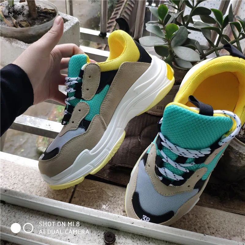

Spring Summer Casual women Mesh sneakers tenis feminino Breathable Footwear Female Vintage sneakers Trainers zapatos de mujer