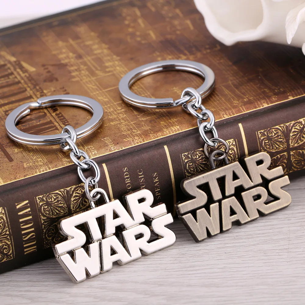 

Hot Movie Star Wars keychain Metal Letter Logo Pendant Key Chain Men Gift High Quality Souvenirs Chaveiro Women Jewelry