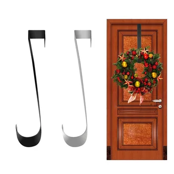 

Christmas Wreath Hook Hanger Over Door Christmas Metal Wreath Hanger Spray Paint Front Outdoor Home Wreath Holder Wreaths Hooks