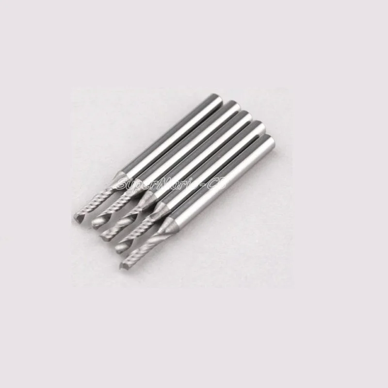 10pcs-1-8-CED-2mm-CEL-8mm-Carbide-End-Mill-CNC-Engraving-Tools-One-Single-Flute
