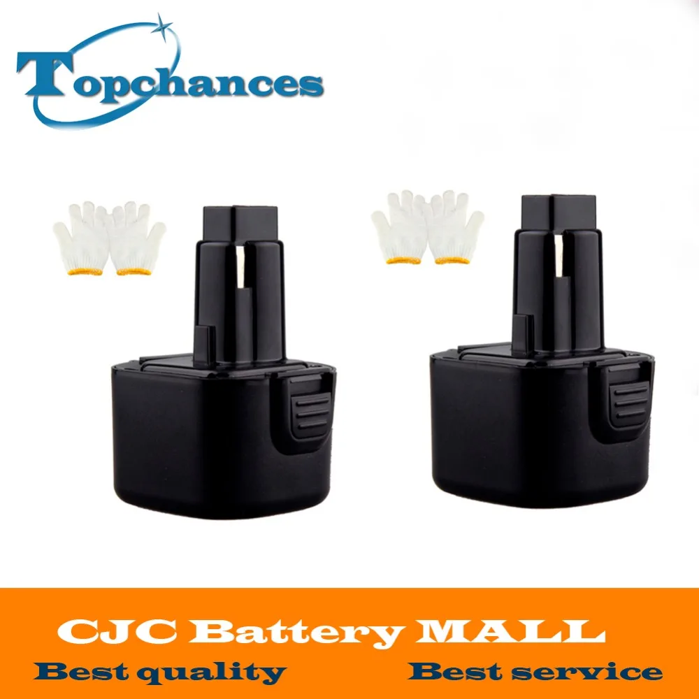 High Quality 2PCS 9 6V 3 0Ah NI MH Replacement font b Power b font font