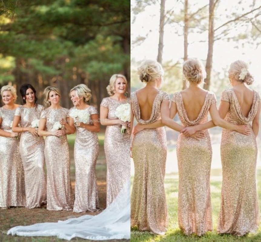 Cap Sleeve Sequin Dress