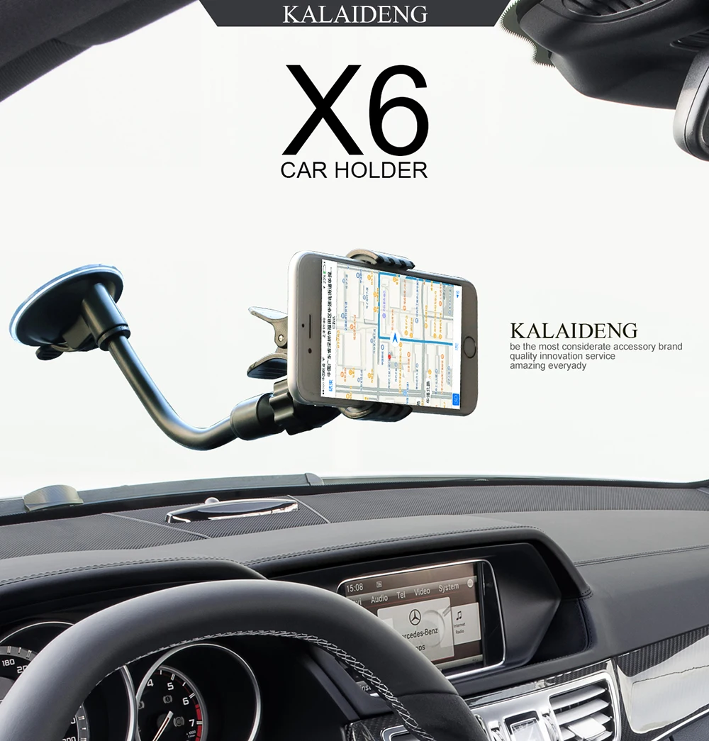 

Universal Car Holder for Iphone X Xs XR Xs Max Stand Support for Samsung Galaxy S10 Plus Flexible Mobile Phone Holder for Huawei