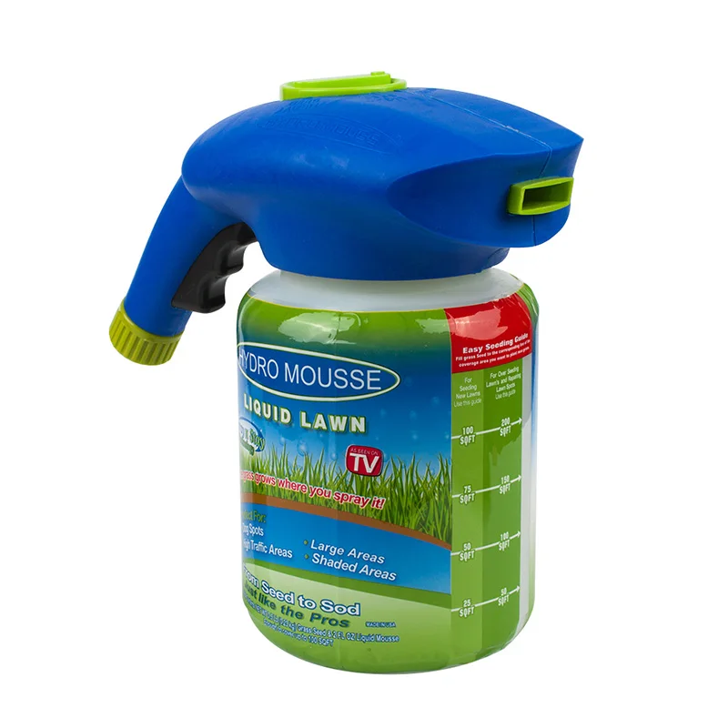 FATCOOL Hydro Mousse Spray Gun Liquid Lawn Seed Sprinkler Plastic Watering Can Quick And Easy Sprayers With Growth Substance | Инструменты