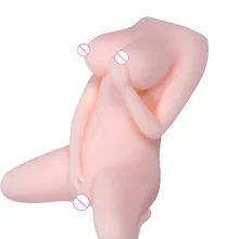 4D TPR Sex Dolls Male Masturbators Realistic Vagina Pussy Masturbation Sex Toy Mini Vagina Pussy for Male artificial sex torso