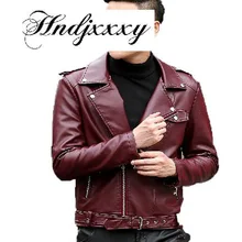 Hndjxxxy2018motorcycle Куртки Для мужчин осень-зима кожа Костюмы Для мужчин Кожаные куртки мужской Бизнес Повседневная Пальто для будущих мам clo