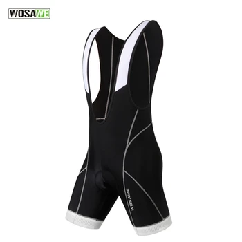 

WOSAWE Bib Shorts Pro Team Cycling Bib Shorts Men Jersey Bib Shorts Bike Cycling Padded Shorts