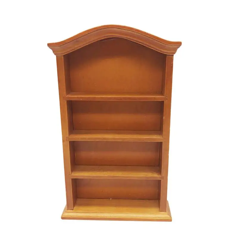 Best 1pc Bookcase Model Mini Adjustable Play House Toy Furniture Model For Boys Miniature Furniture Accessories
