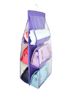 6 карманная Складная подвесная сумка органайзер для хранения висячая сумка для хранения обуви для шкафа товары для дома шкаф подвесная сумка
