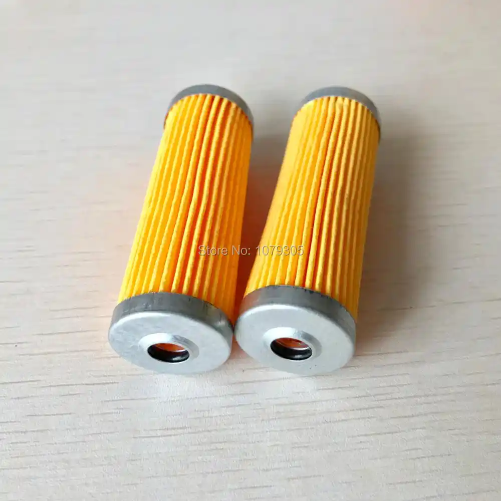 2pcs Fuel Filter Paper For 186f 5kw 7kw Silent Type Diesel Engine